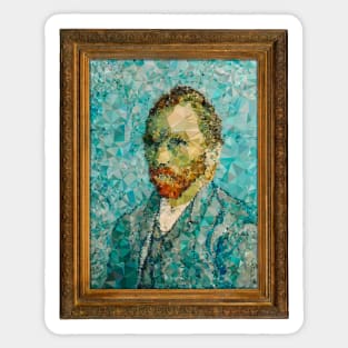 Vincent Van Polygogh Sticker